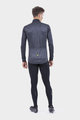 ALÉ Cycling winter set with jacket - SOLID CROSS WINTER - grey/black