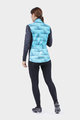 ALÉ Cycling thermal jacket - SOLID SHARP LADY WNT - light blue/black