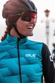 ALÉ Cycling thermal jacket - SOLID SHARP LADY WNT - light blue/black