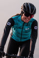 ALÉ Cycling thermal jacket - SOLID SHARP LADY WNT - light blue/black