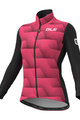 ALÉ Cycling thermal jacket - SOLID SHARP LADY WNT - pink/black