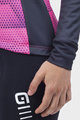 ALÉ Cycling thermal jacket - SOLID SHARP LADY WNT - pink/black