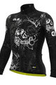 ALÉ Cycling winter set - SKULL WINTER - black