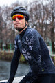 ALÉ Cycling winter long sleeve jersey - SKULL WINTER - black/white