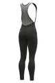 ALÉ Cycling winter set - PR-R STARS LADY WNT - black/light blue