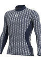 ALÉ Cycling long sleeve t-shirt - INTIMO CUBES - blue