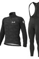 ALÉ Cycling winter set with jacket - SOLID SHARP WINTER - black/grey