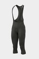 ALÉ Cycling 3/4 length bib shorts - WINTER 3/4 - black/white