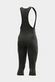 ALÉ Cycling 3/4 length bib shorts - WINTER 3/4 - black/white