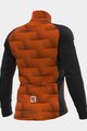 ALÉ Cycling thermal jacket - SOLID SHARP - orange/black