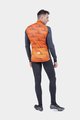 ALÉ Cycling thermal jacket - SOLID SHARP - orange/black