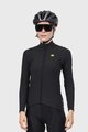 ALÉ Cycling winter long sleeve jersey - R-EV1 WARM RACE - black
