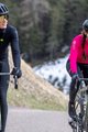 ALÉ Cycling winter long sleeve jersey - WARM RACE LADY WNT - black