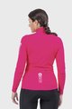 ALÉ Cycling winter long sleeve jersey - WARM RACE LADY WNT - pink