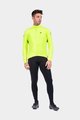 ALÉ Cycling rain jacket - KLIMATIK K-TORNADO - black/yellow