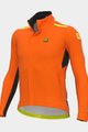 ALÉ Cycling rain jacket - KLIMATIK K-TORNADO - orange/black