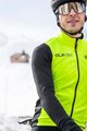 ALÉ Cycling thermal jacket - FONDO 2.0 SOLID - black/yellow