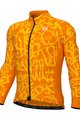 ALÉ Cycling winter long sleeve jersey - SOLID RIDE - yellow/orange