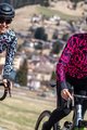 ALÉ Cycling winter long sleeve jersey - SOLID RIDE LADY WNT - white/black