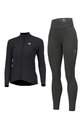 ALÉ Cycling winter set - WARM RACE+ESSENTIAL - black