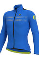ALÉ Cycling summer long sleeve jersey - WARM AIR SUMMER - blue