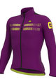 ALÉ Cycling summer long sleeve jersey - WARM AIR SUMMER - purple