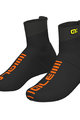 ALÉ Cycling shoe covers - AERO  - black/orange