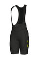 ALÉ Cycling bib shorts - AGONISTA 2 - black/yellow