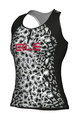 ALÉ Cycling sleeveless jersey - ALÉ AGGUATO LADY - white/black