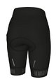 ALÉ Cycling short sleeve jersey and shorts - SOLID RIDE LADY - black/red/white
