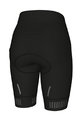 ALÉ Cycling short sleeve jersey and shorts - SOLID RIDE LADY - black/white