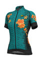 ALÉ Cycling short sleeve jersey - SAVANA LADY - orange/green