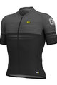 ALÉ Cycling short sleeve jersey - SLIDE - black/grey