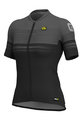 ALÉ Cycling short sleeve jersey - SLIDE LADY  - grey/black
