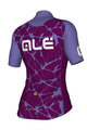 ALÉ Cycling short sleeve jersey - CRACLE LADY - purple