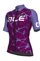 ALÉ Cycling short sleeve jersey - CRACLE LADY - purple