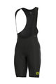 ALÉ Cycling bib shorts - PRO RACE - black/yellow