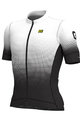 ALÉ Cycling short sleeve jersey - DOTS - white/black