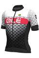 ALÉ Cycling short sleeve jersey - HEXA - white/black