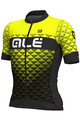 ALÉ Cycling short sleeve jersey - HEXA - black/yellow