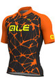 ALÉ Cycling short sleeve jersey - CRACLE - orange/black