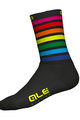 ALÉ Cyclingclassic socks - RAINBOW  - multicolour/black