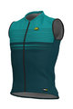 ALÉ Cycling sleeveless jersey - SLIDE - blue/green