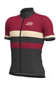 ALÉ Cycling short sleeve jersey - VINTAGE MERINO - black/purple