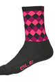 ALÉ Cyclingclassic socks - RUMBLES  - black/pink