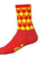ALÉ Cyclingclassic socks - RUMBLES  - orange/yellow