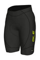 ALÉ Cycling shorts without bib - AGONISTA 2 - black/yellow