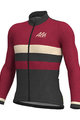 ALÉ Cycling summer long sleeve jersey - VINTAGE SMR MERINO - black/purple
