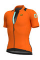 ALÉ Cycling short sleeve jersey - KLIMA - orange/black