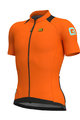 ALÉ Cycling short sleeve jersey - KLIMA - orange/black